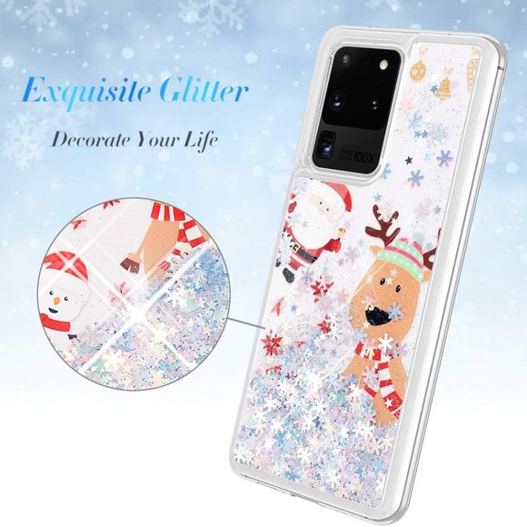 Phone Case - Christmas Glitter - Samsung S20 Ultra - Picture 5 of 7